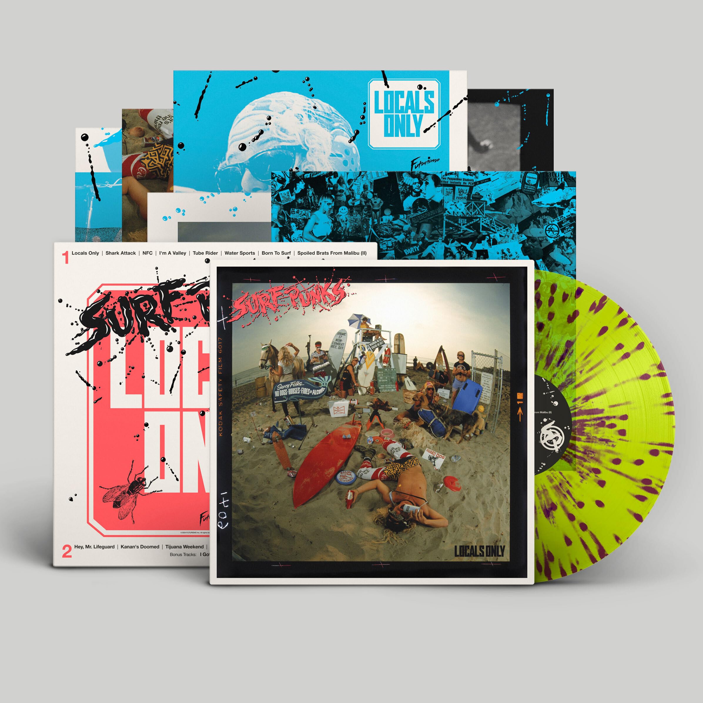 LOCALS ONLY (TRANSPARENT SLIME & PURPLE SPLATTER VINYL)