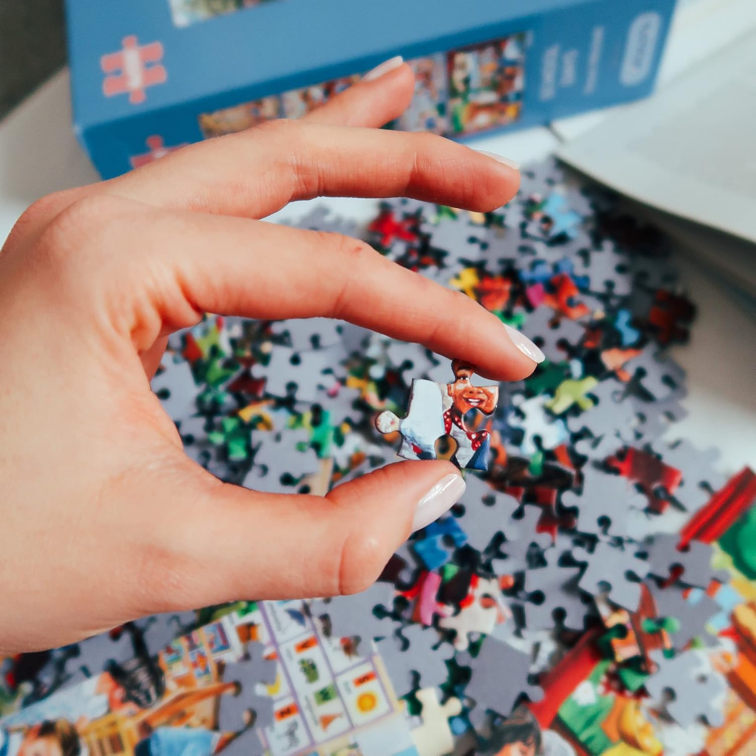 School Days 4x500 Piece Jigsaw Puzzle | 4 Puzzles in 1 Box | School Jigsaw | Sustainable Puzzle for Adults | Premium 100% Recycled Board | Great Gift for Adults | Gibsons Games
