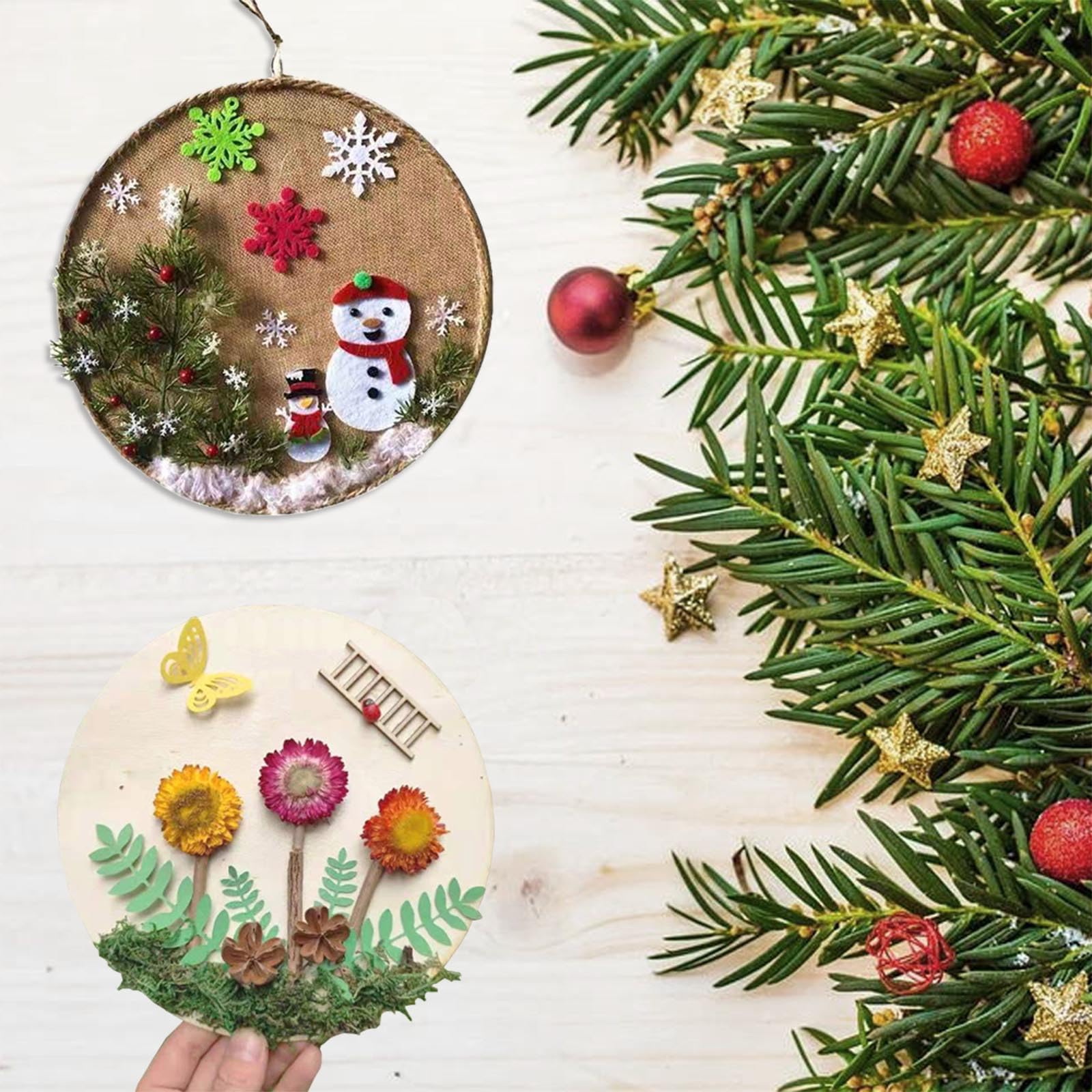 50 Dischi Legno Naturali 10cm - Per Sottobicchieri, Decorazioni Fai Da Te, Pittura - Foto 5