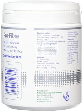 Synbiotic D-C Daily probiotic and prebiotic Capsules for Dogs and Cats (Pack of 1, 50 Capsules) & Pro-Fibre for Dogs and Cats, 500g