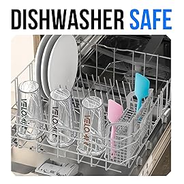 VELOMIX -6 PACK- 28 oz Protein Shaker Bottle for Protein Mixes - 6x Wire Whisk | Leak Proof Shaker Cups for Protein Shakes | Protein Shaker Bottle Pack | Protein Shake Cup (Muted Clarity)