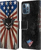 Vista 57 de Head Case Designs Officially Licensed WWE American Nightmare Flag Cody Rhodes Leather Wallet Case Compatible with Apple iPhone 7 Plus/iPhone 8 Plus
