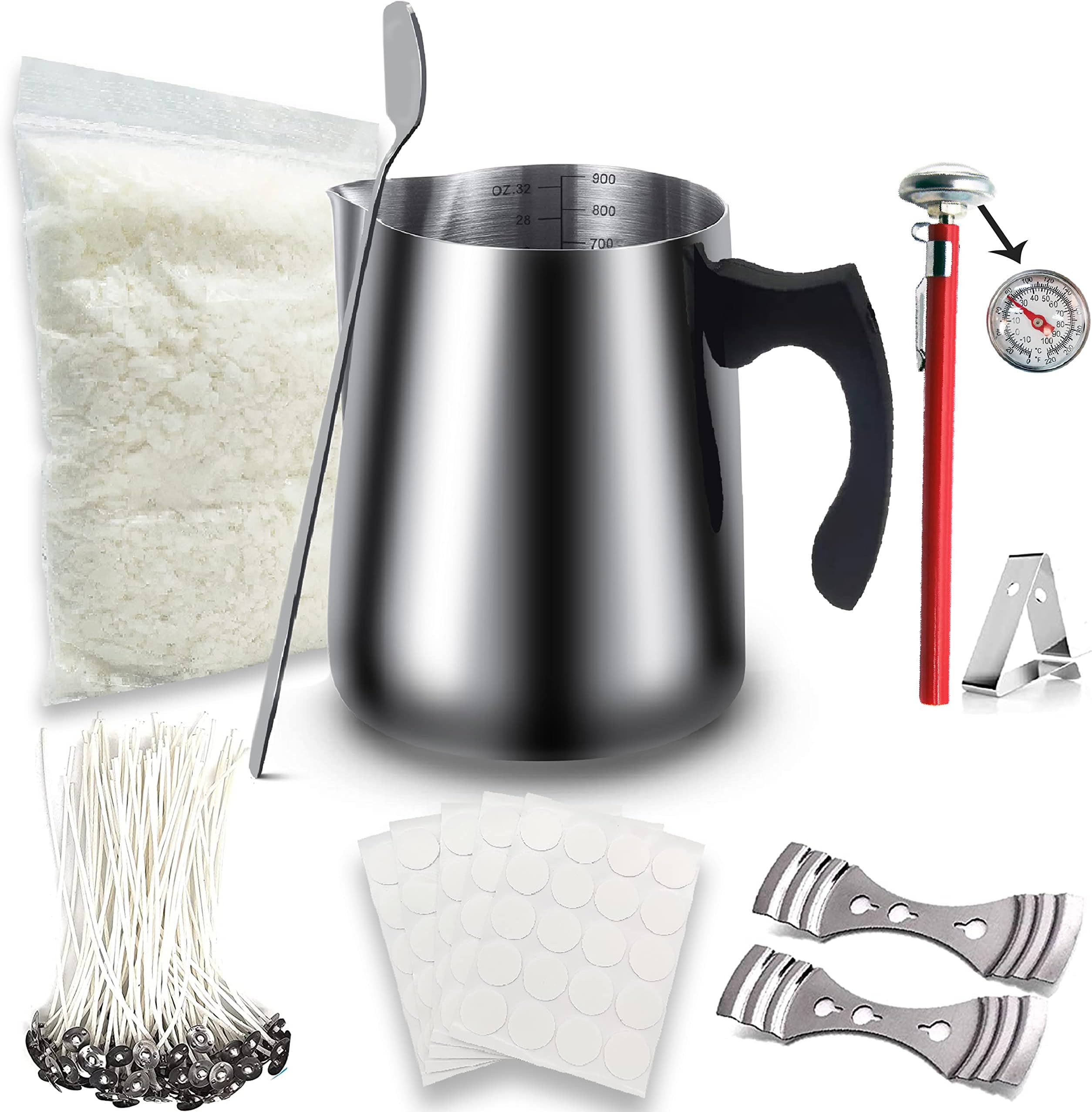 HOWFIELD Soy Candle Making Kit Supplies - DIY Candle Making Kit 32oz Wax Melt...