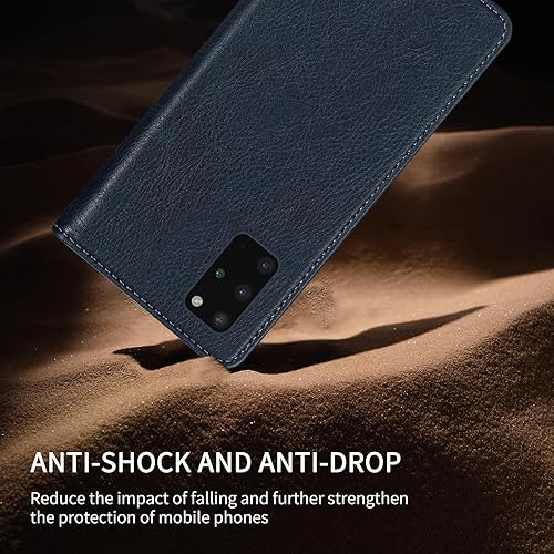 Miniatura 7 de Funda tipo cartera para Samsung Galaxy S20 Plus con bloqueo RFID, soporte de ranura para tarjetas, funda protectora de cuero para Samsung Galaxy S20