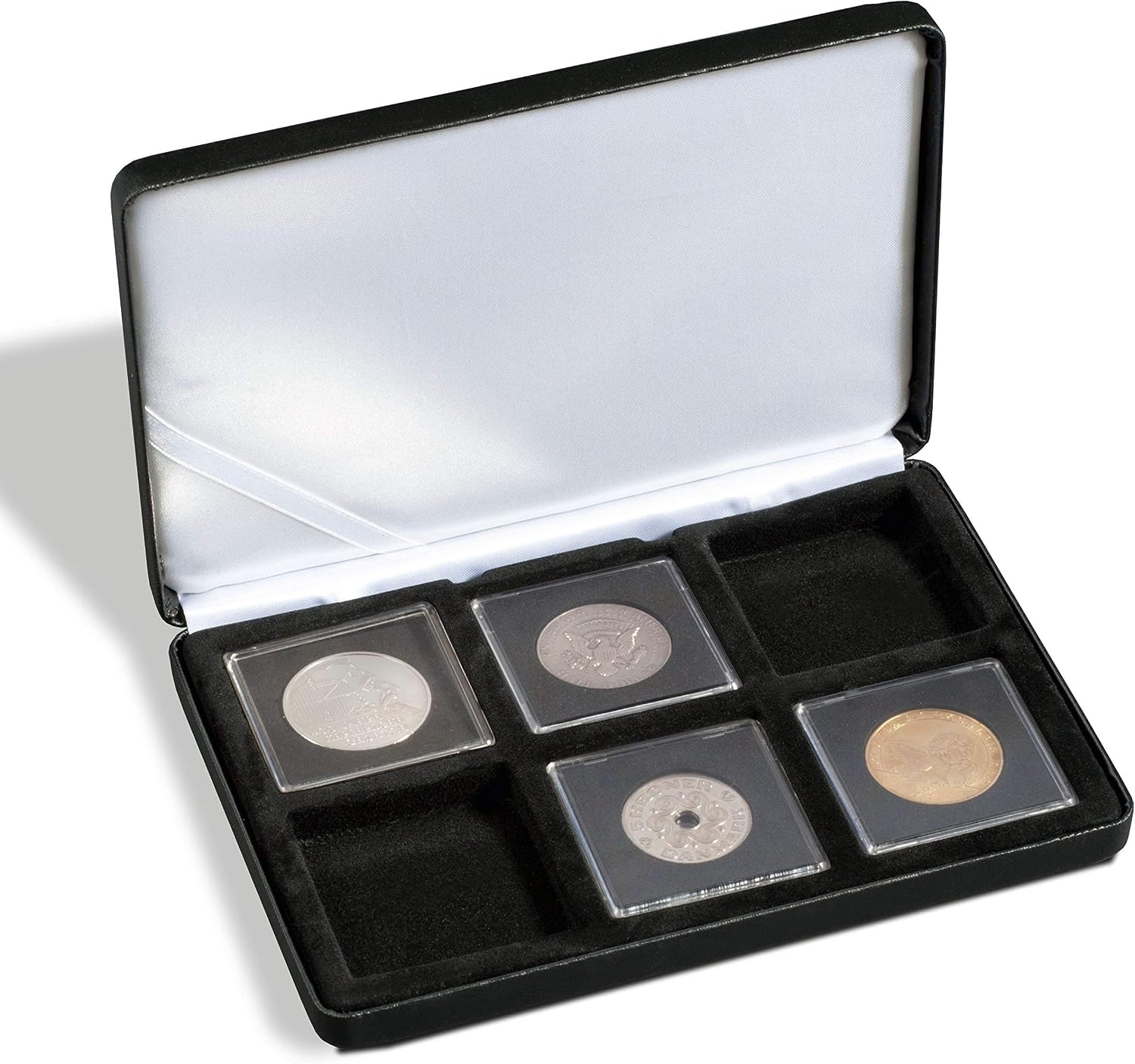 Coin Display Case by Lighthouse NobileQ6 Coin Box for Six Quadrum Holders