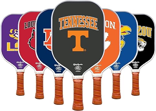 Miniatura 9 de Raqueta de pickleball colegial oficialmente licenciada - Raqueta aprobada por la Asociación de Pickleball de EE. UU. - Núcleo de nido de abeja