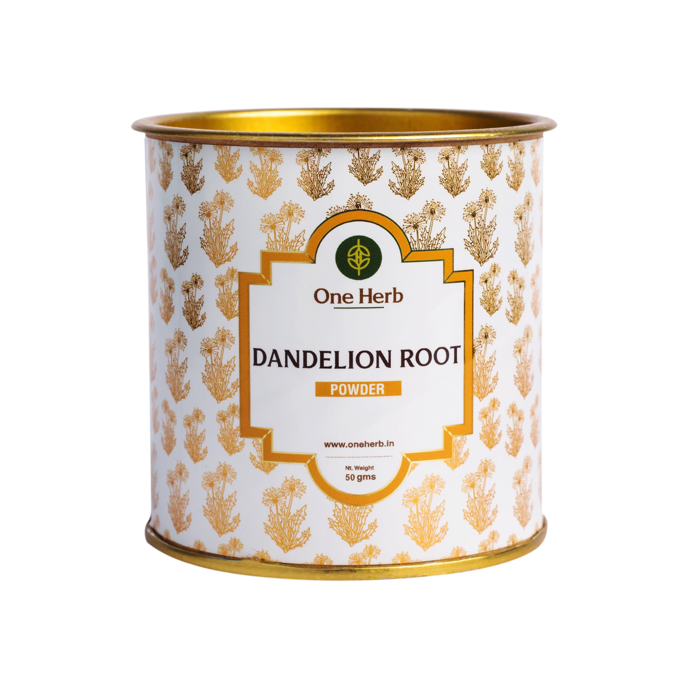 One Herb - Dandelion Root Powder 50g | Herbal Supplement for Liver Health, Digestion & Detox | Pure Dried Root | Ayurveda