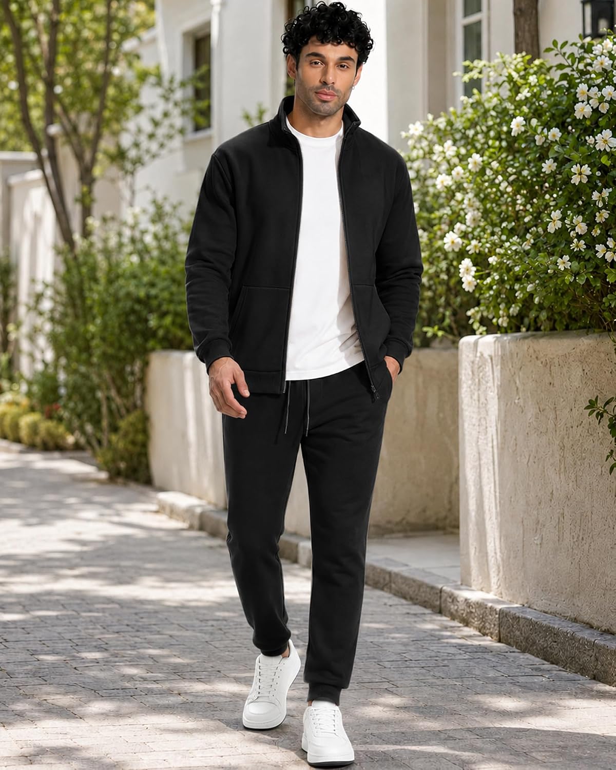 Men's Tracksuit 2 Piece Sweatsuit Casual Full Zip Jogging Suit Set