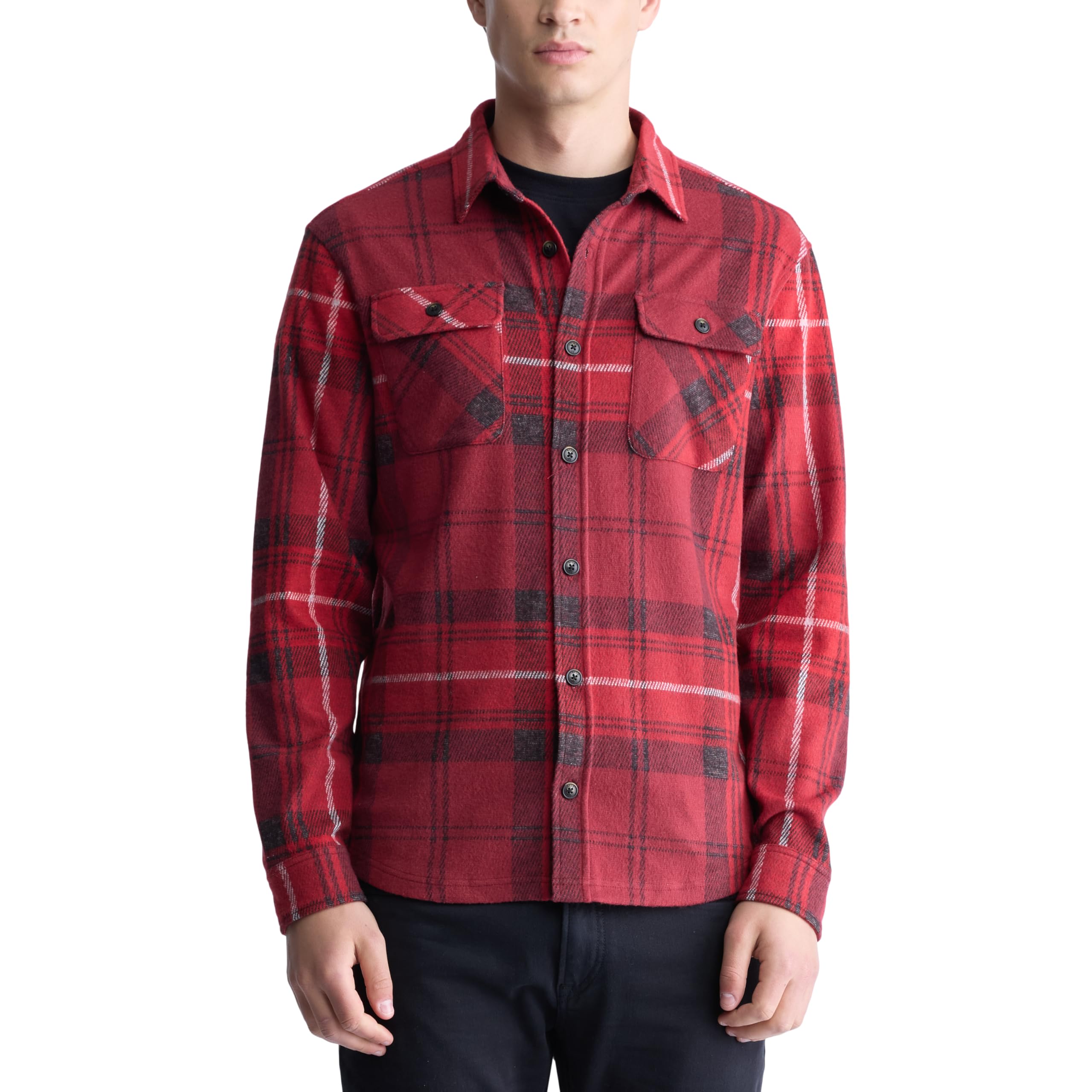 Buffalo David Bitton Men's Long Sleeve Button Down Blanket Shirt