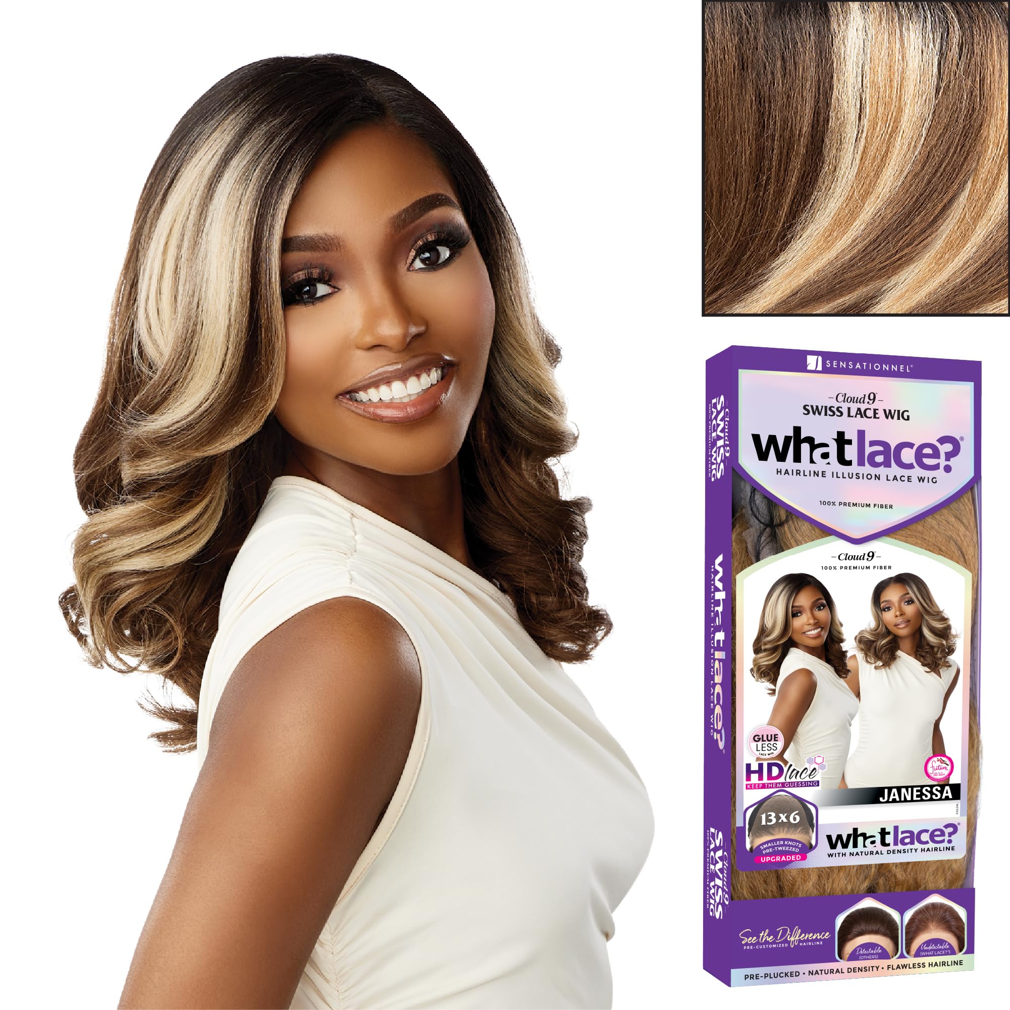 Amazon.com : Sensationnel What Lace 13X6 Wigs - Janessa