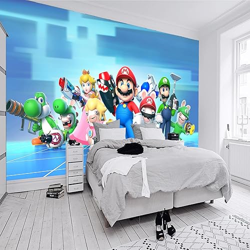 Vista 43 de Murales de pared de tamaño personalizado, anime de juegos 3D, murales de pared autoadhesivos extraíbles para despegar y pegar, papel tapiz 3d Juego