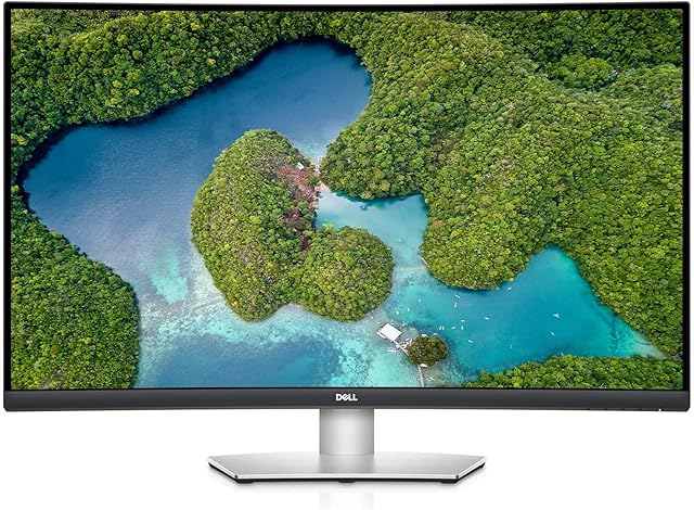 Dell S3221QS 31.5 Inch 4K UHD (3840x2160) 1800R Curved Monitor, 60Hz, VA, 4ms, AMD FreeSync, 99% sRGB, Built-in Speakers, DisplayPort, 2x HDMI, 3x USB 3.0, 3 Year Warranty