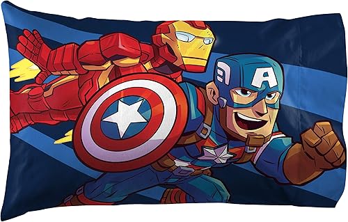 Jay Franco Marvel X-Men Proud Mutants - 1 funda de almohada reversible individual con Wolverine, cíclope, bestia, pícaro, gambito y jean gris, ropa