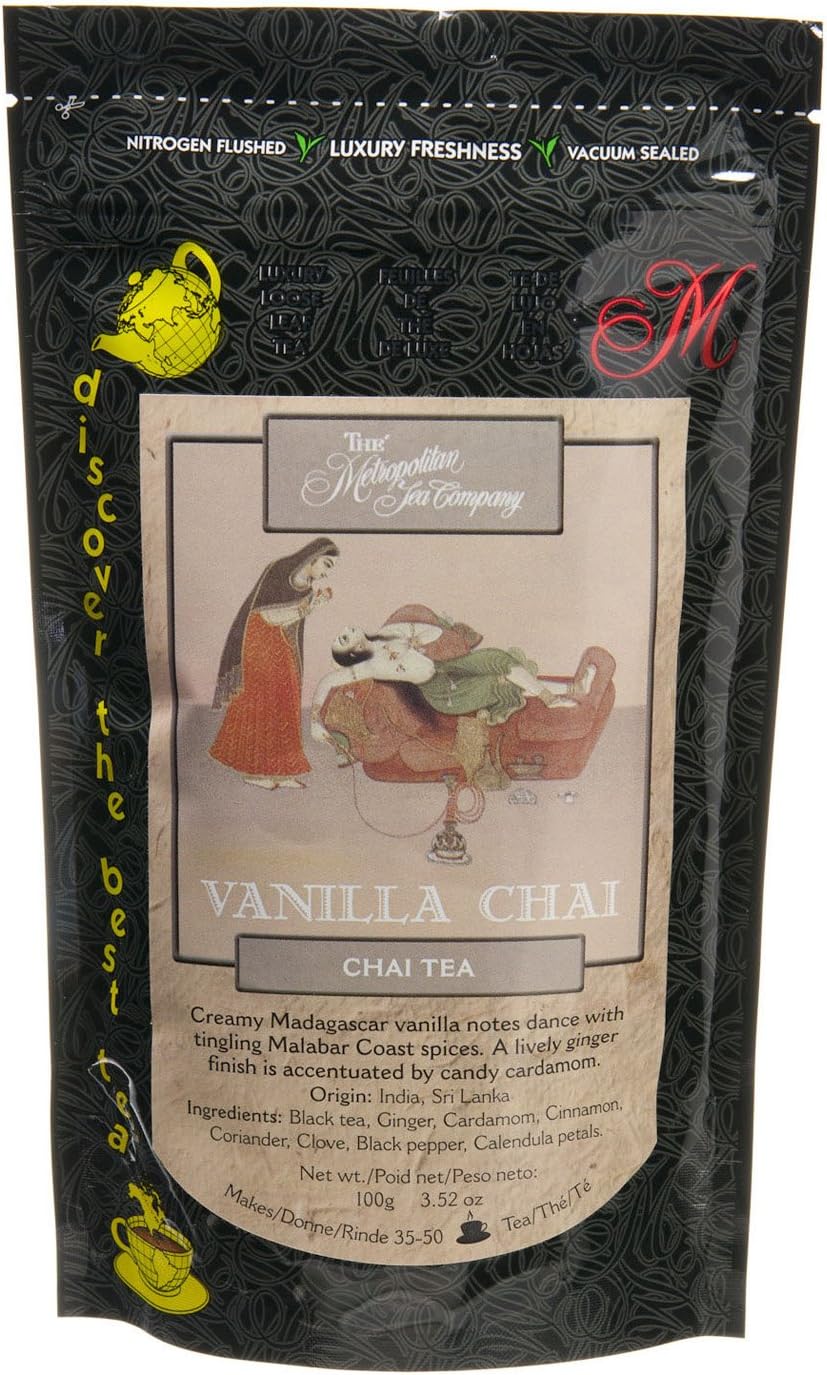 Té Discovery Loose Vanilla Chai 100g Hebras miniatura 1