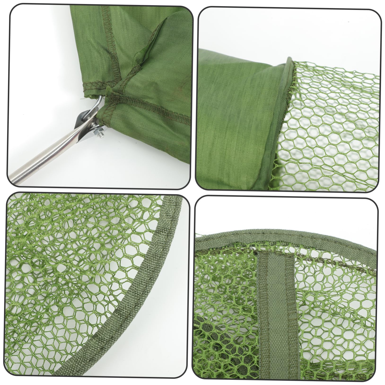 Trappola Portatile per Pesci Pieghevole 2 Pezzi in Nylon | Verde, Cattura Aragoste e Piccoli Pesci, Facile da Riporre, Uso Pratico in Acqua