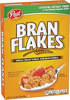 Bran Flakes Breakfast Cereal - 16 Oz (Pack of 4)