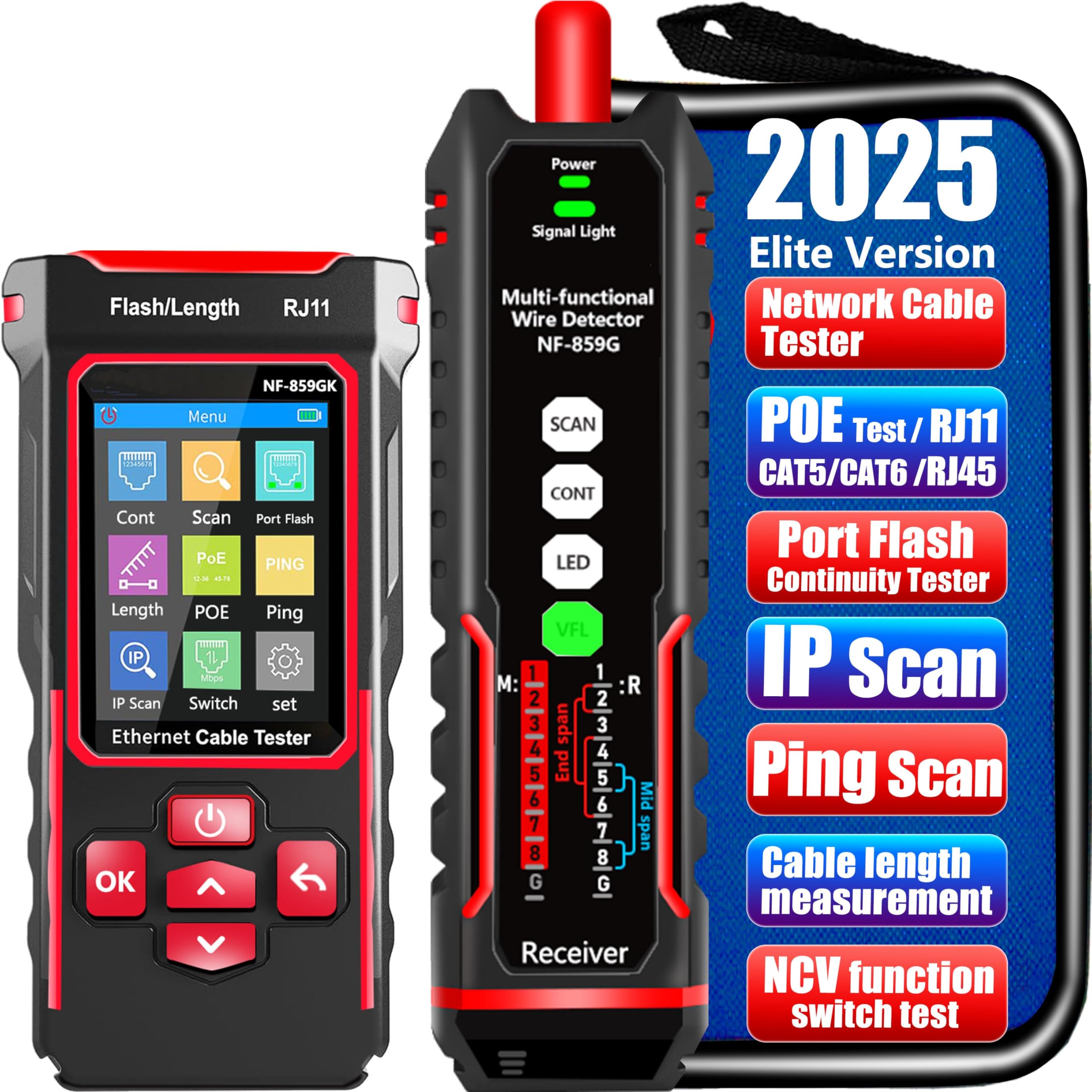 YILTION Network Cable Tester - Ethernet LAN Tester -1