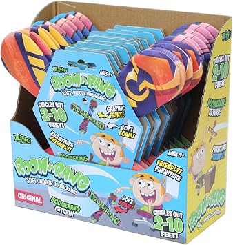 Zing Roomarang | Soft Indoor Boomerang | Circles Out 2-10 Feet | Selected at Random