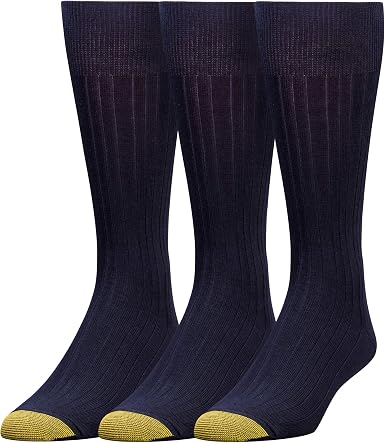 Gold Toe Men's 2226S Milan 3 Pack Dress Sock, Navy, 10-13 : Amazon.ca:  Clothing, Shoes & Accessories
