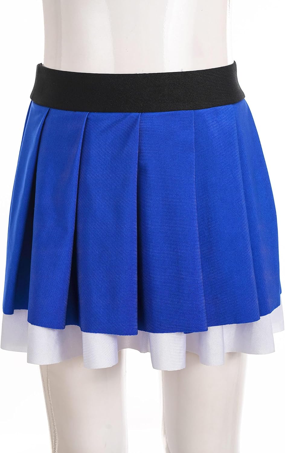 ranrann Kids Girls School Uniform Skorts Cheerleading Performance Dance Pleated Skirts Scooter Skater Mini Skirts