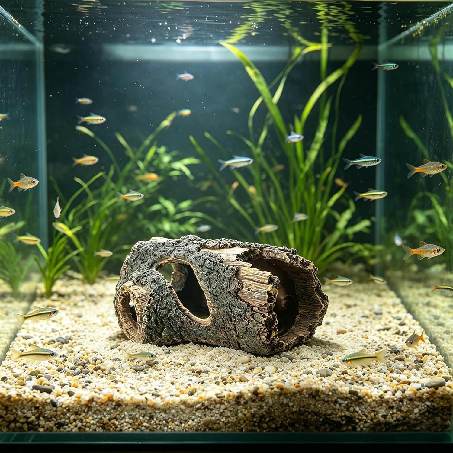 Aquarium Decorations Fish Tank Decor Betta Cave Accessories Ornament for for Fish Shrimp Reptiles to Play Hide Rest Breed, Small