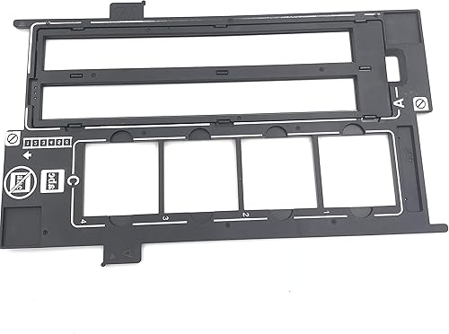 Miniatura 3 de 1423040 1403903 Soporte para fotos de 1.378 in soporte negativo y cubierta Halter guía de película compatible con Epson Perfection V500 V550 V600