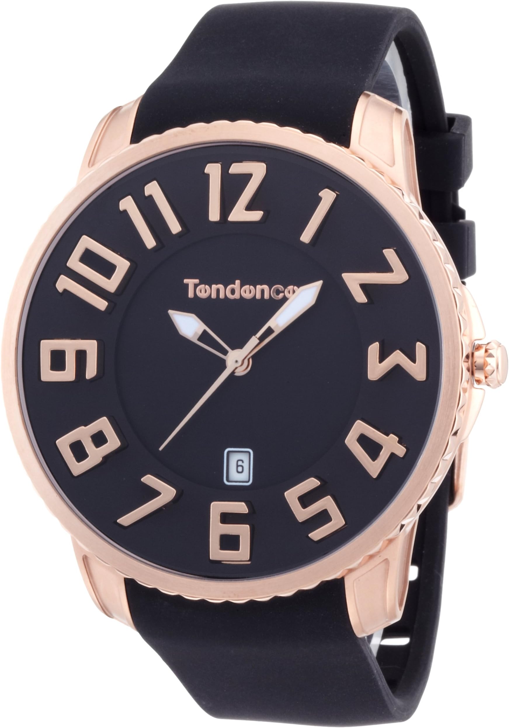 Gulliver Slim Unisex Quartz Watch with Black Dial Analogue Display and Black Plastic or PU Strap TS151003