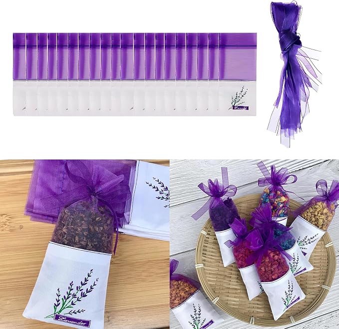 Bolsas Sachets para flores secas de lavanda 20 unidades miniatura 3