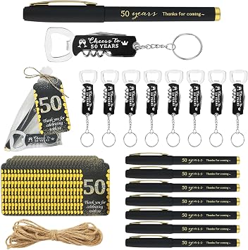 25set 50th Birthday Party Favors for Guests, Thank You Gift for 50th Party