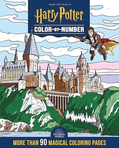 Harry Potter Color-by-Number - Coloring Book for Teens and Adults, Officially Licensed