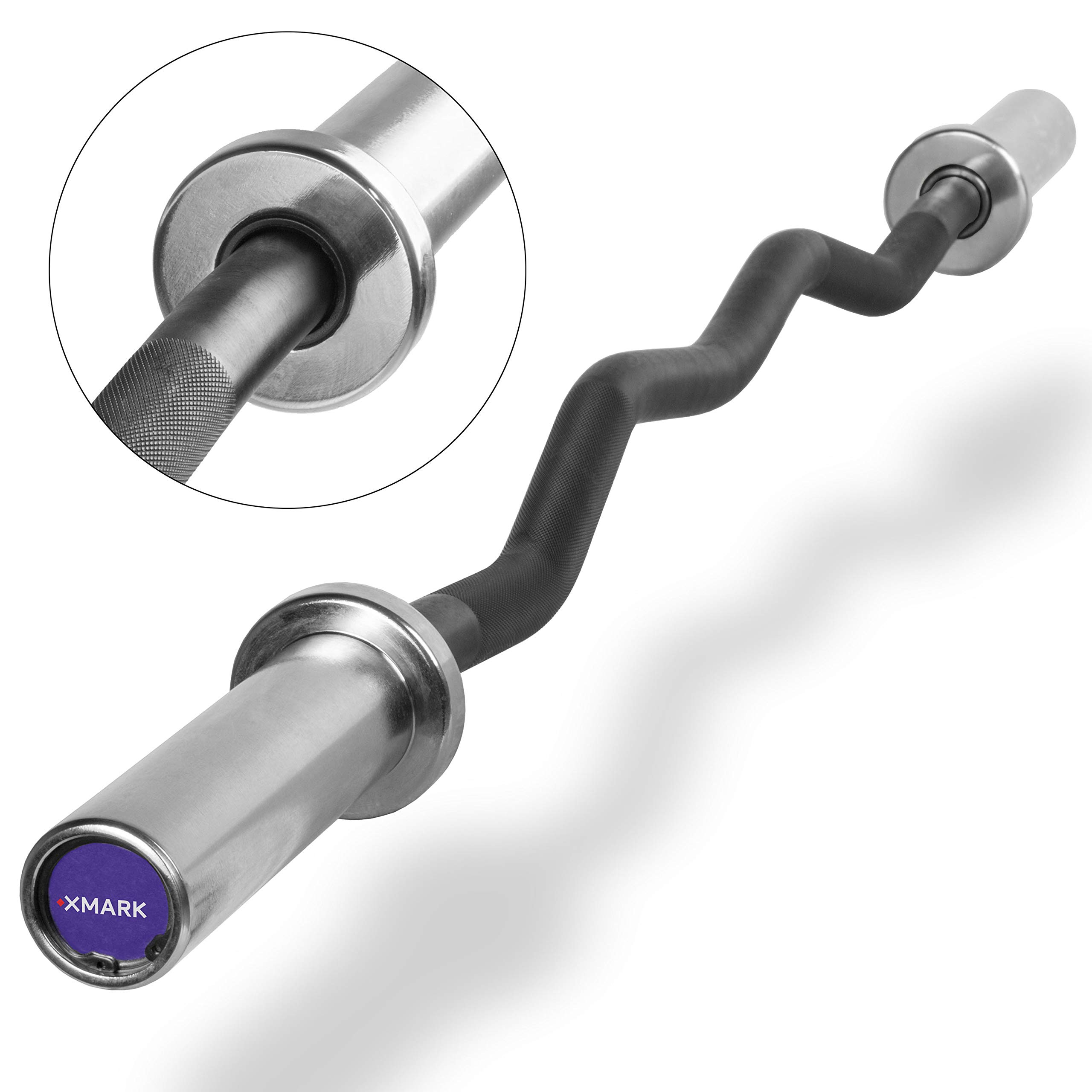 XMark EZ Curl Bar or Olympic Weight Set with EZ Curl Bar, Olypmpic Bar