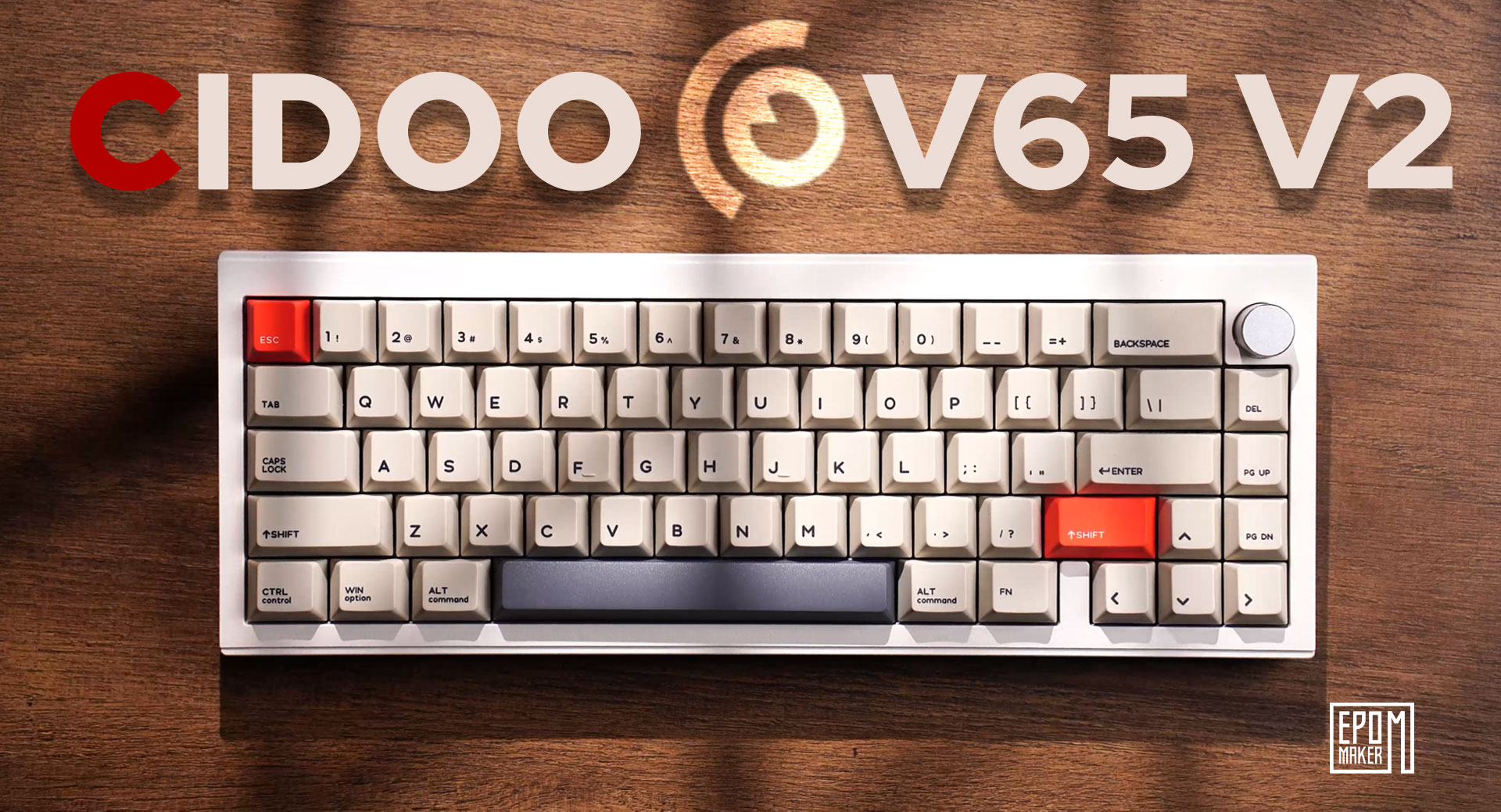 EPOMAKER CIDOO V65 V2 Wireless/Wired Mechanical Gaming Keyboard
