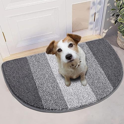 Miniatura 35 de Vaukki Tapete de Entrada Interior, Tapete Antideslizante Absorbente Atrapa Barro para Entrada, Tapete de Piso Interior Lavable, Alfombra de Puerta