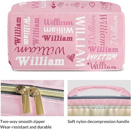 Miniatura 5 de Mochila de pañales negra con letra personalizada con nombre personalizado para hombros para pañales, regalos para mujeres y hombres, Multi 11,