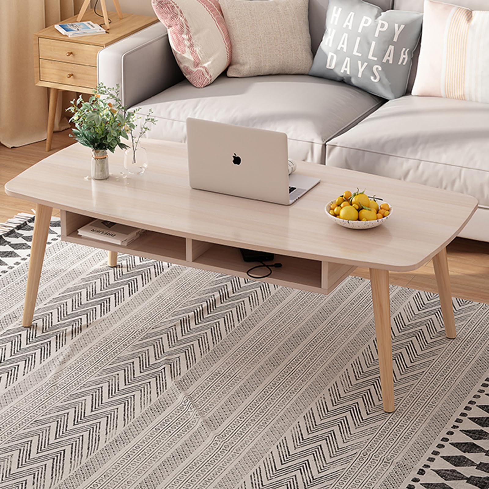 Amazon.co.jp: ローテーブル センターテーブル 幅100×奥行50×高さ42cm  