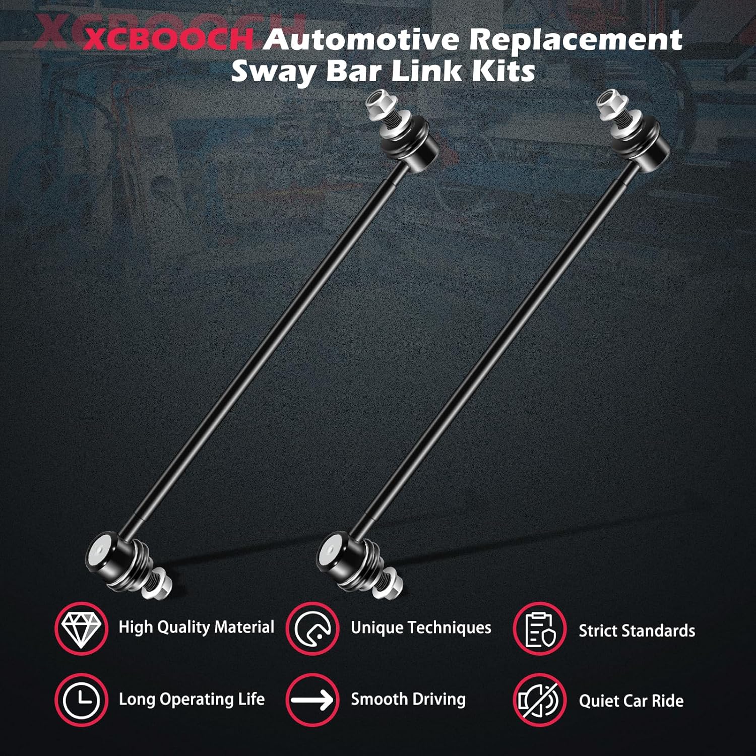 K750043 Front Sway Bar Links Compatible with Toyota RAV4 2006-2018, for Prius 2010-2018, for Lexus CT200h HS250h NX200t NX300h 2010-2020, for Scion iM tC xB 2008-2016 (2PCS)