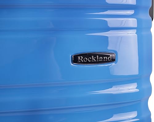 Miniatura 109 de Rockland - Maleta de viaje Melbourne, rígida y expandible, con ruedas giratorias, Azul
