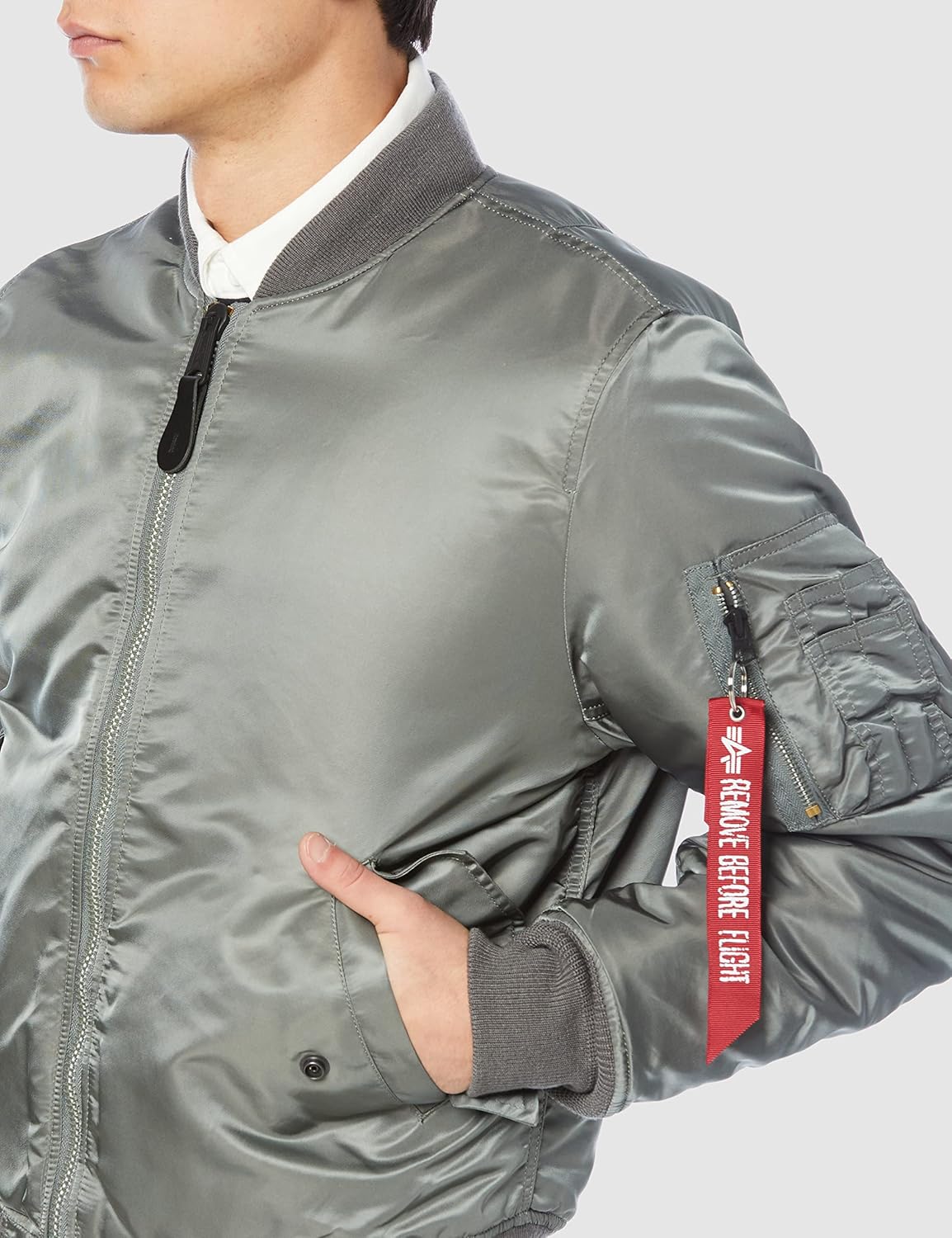 アルファインダストリーズ] アウター MA-1 CORESPEC 2000 襟なし