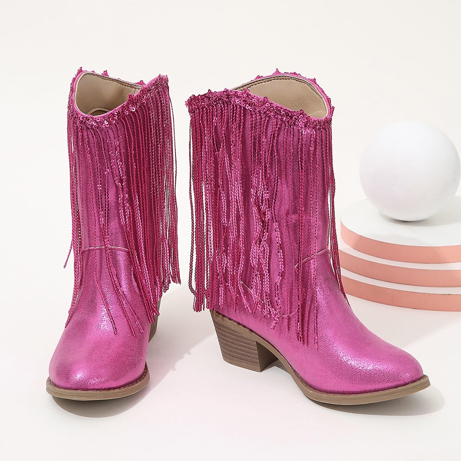 Stivali da Neve per Bambine Stivali Invernali Antiscivolo Design alla Moda Bambini Moda Calzature da Escursionismo Scarpine Primi Passi Scarpe Invernali Morbido per Autunno e Inverno