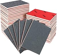 Vista 9 de 24 piezas de esponja de lijado de grano 80-3000, surtido de papel de lija, bloques de lijado lavables y reutilizables para madera, metal, paneles