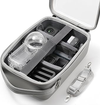 STARTRC VCR Carrying Bag for Insta 360 Go Ultra X5 X4 Air X3 Dive Case For Canon/Nikon/Micro SLR Len Tripod Travel Accessories with Dividers and Shoulder Strap Only Case