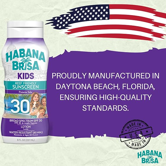 Reef Friendly Kids Sunscreen Lotion (Single Pack (8 Fl 0z), 30, Sun Protection Factor (SPF))