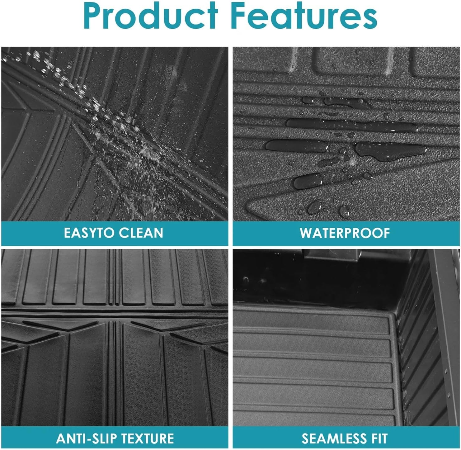 Truck Bed Mat Compatible with Toyota Tundra CrewMax Cab 5.5FT Short Bed Liner 22-24