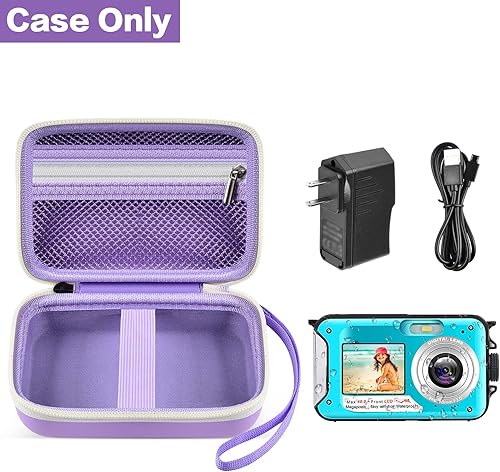Miniatura 2 de GWCASE Funda para cámara digital compatible con CAMKORYpara YISENCEpara VAHOIALDpara Kodak Pixpropara Canon PowerShot ELPH 180 190para cámara Sony