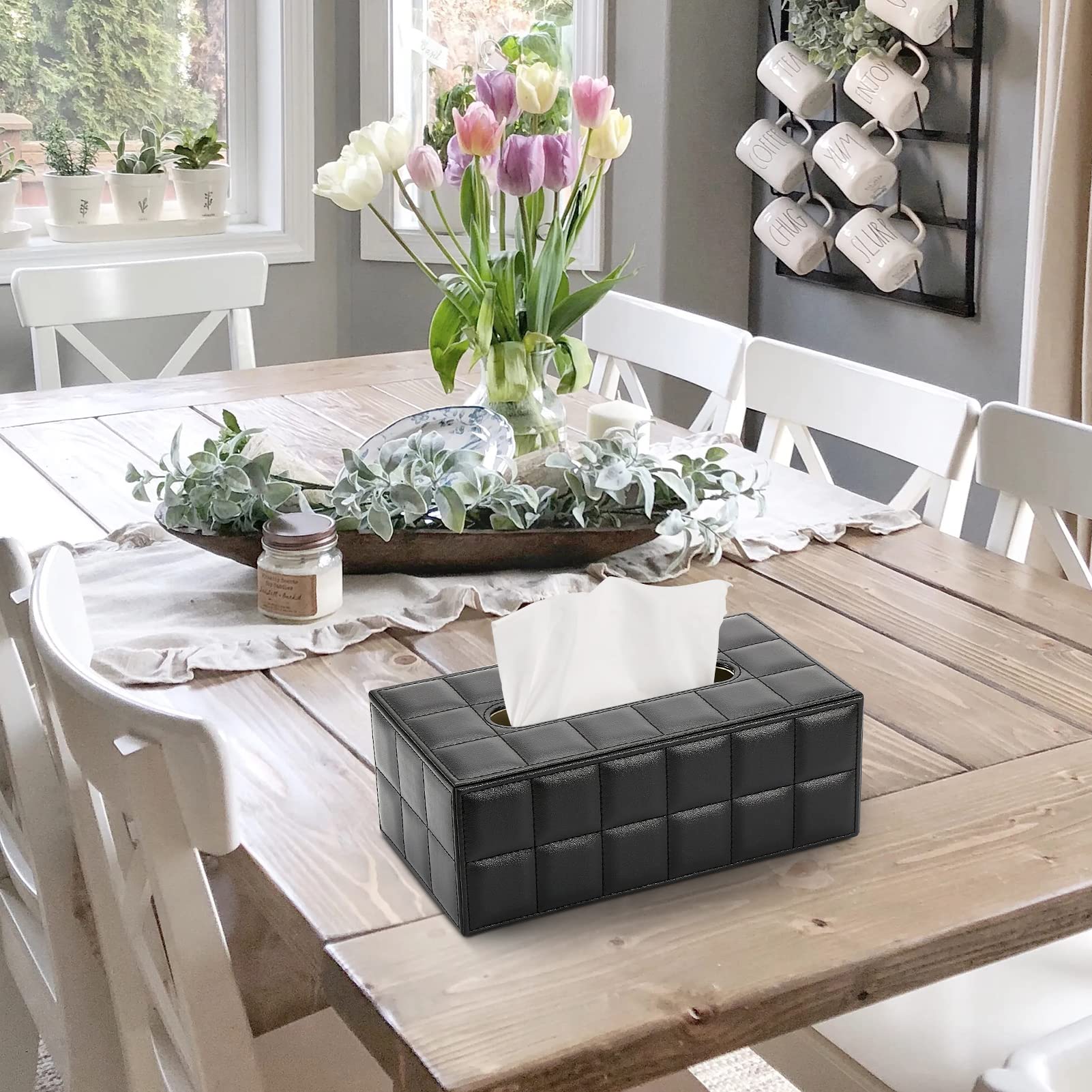 Amazon.co.jp: KINGFOM PUレザー ティッシュボックス ティッシュケース