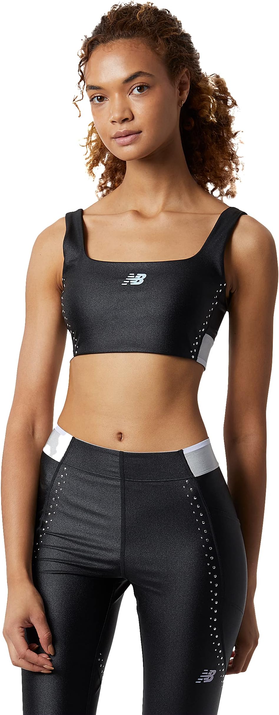 New Balance womens Syd Crop Bra Sports Bra
