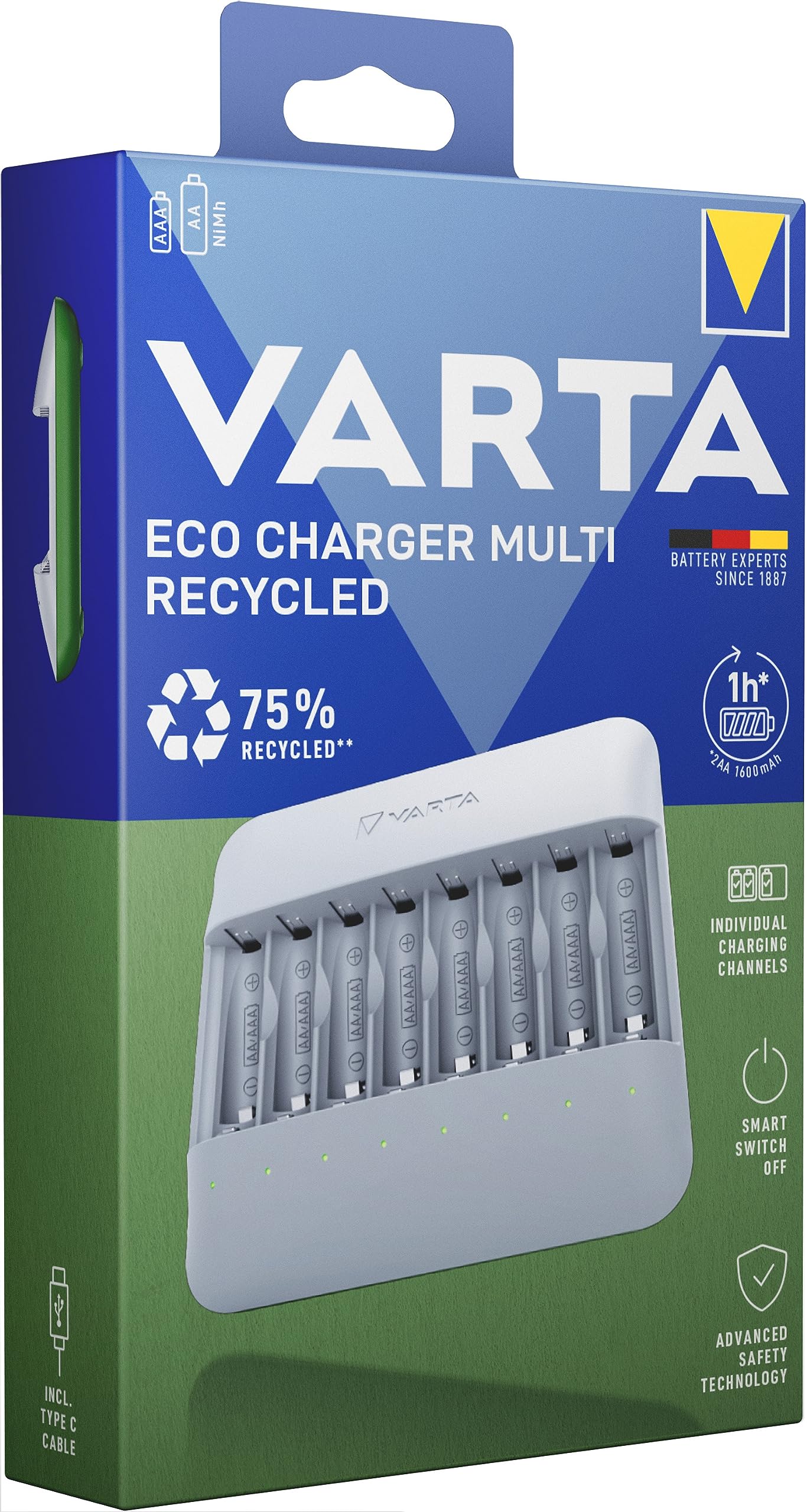 VARTA Eco Charger Multi Recycled