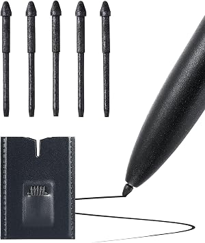 5Pcs Pen Refills for iFLYTEK AINOTE 2 Note-Taking Tablet, Writing Tablet Pen Tips for iFLYTEK Stylus Pen, Replacement Tips Clip with Built-in Tool for Install and Remove