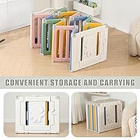 Vista 3 de Parque infantil para bebé, corralitos plegables para bebés y niños pequeños, corralito extra grande de 22 paneles, valla portátil de astronautas