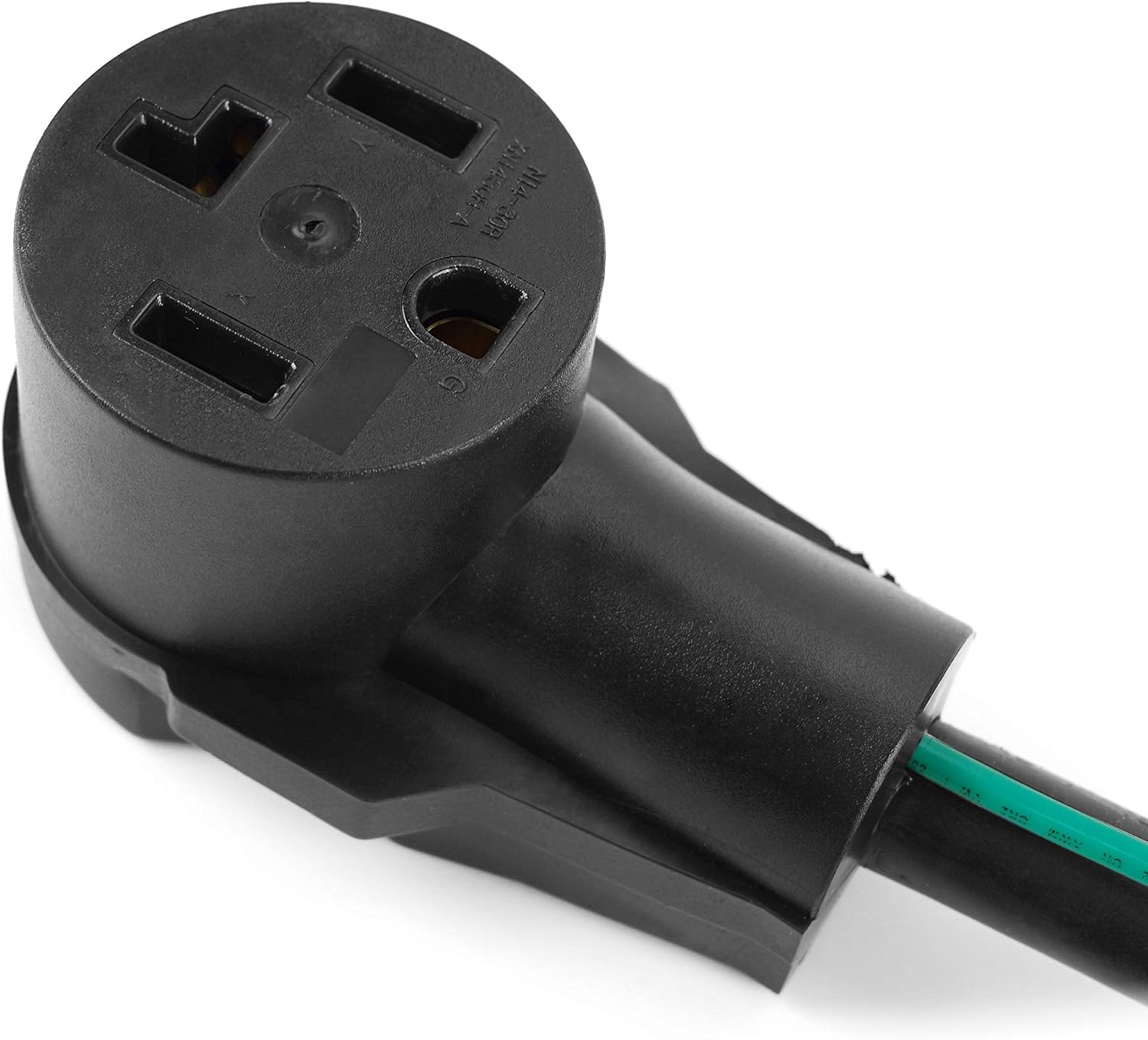 Buy Xuanhua Dryer Charger 4 Prong To 3 Prong Dryer Adapter Cord Convert Plug Nnema 10 30p Male To 14 30r 30amp Dryer Plug Adapter 1 240v External Green Ground Wire 1 Ft Online In Turkey B086ssxfhp